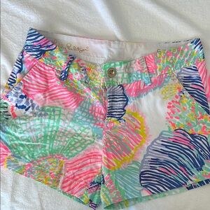 EUC Lilly Pulitzer Women's Colorful Shorts 6 Callahan